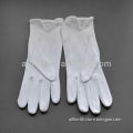 White cotton evening gloves